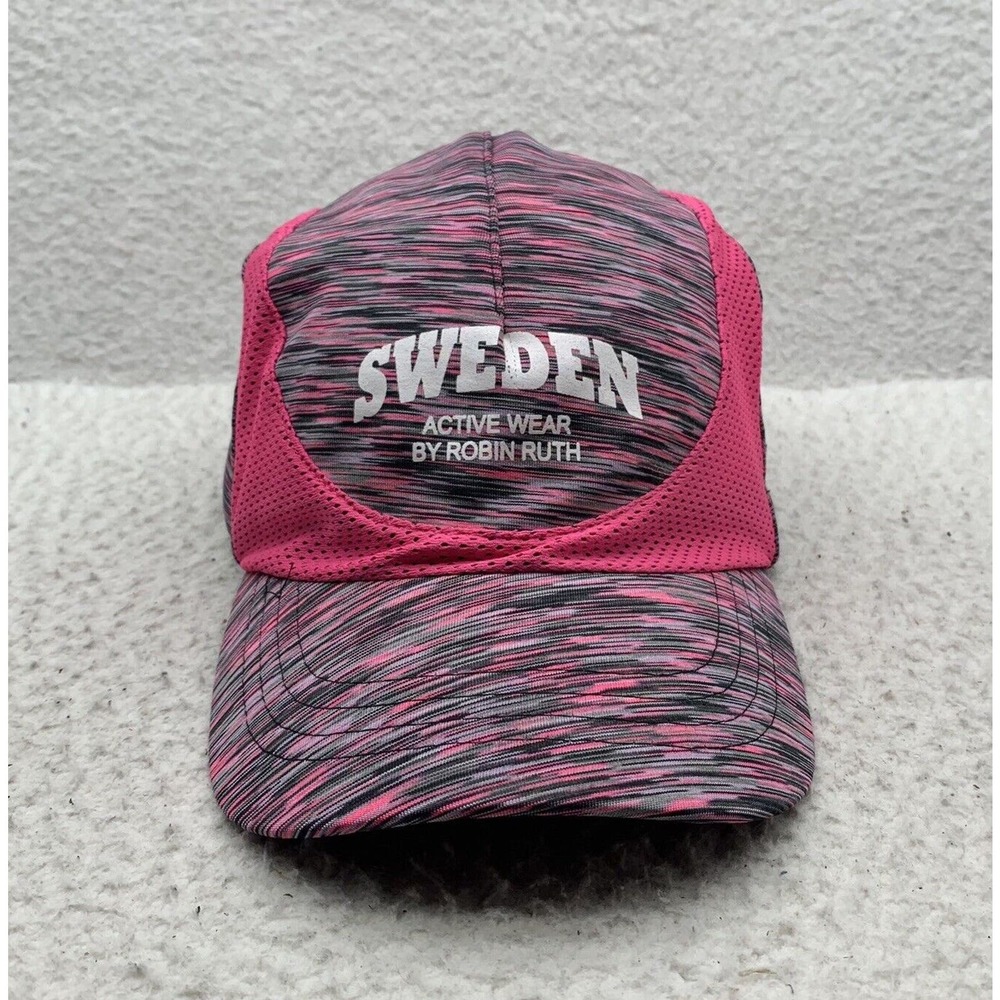 Robin Ruth Sweden Running Hat Womens Hook Loop Heather Pink Athleisure Athletic
